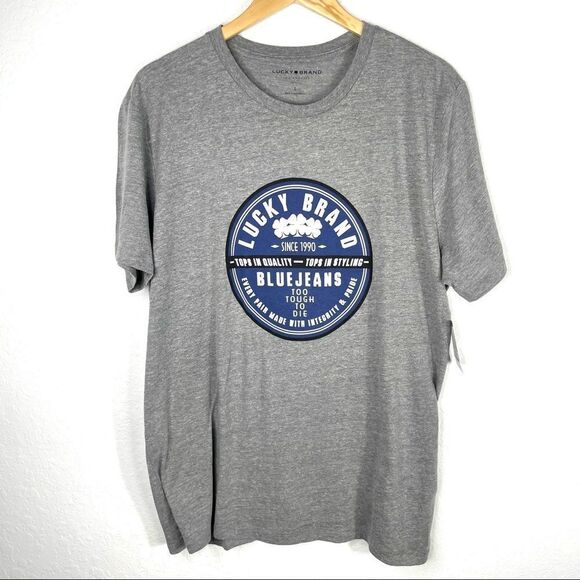 -Lucky Brand Too Tough To Die T-Shirt NWT L - Picture 1 of 6